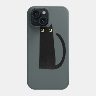 Black Cat Phone Case