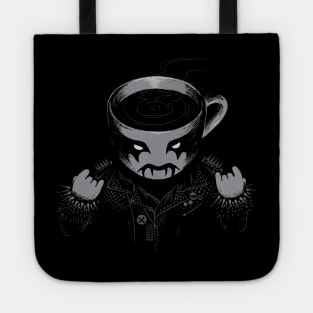 Black Metal Coffee Tote