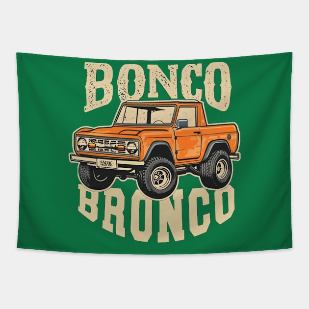 1979 Ford Truck / Bronco dentside Grille Plain Tapestry by Aldrvnd