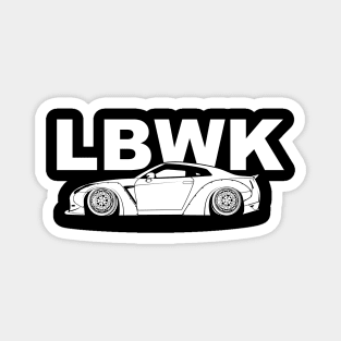 lbwk white Magnet