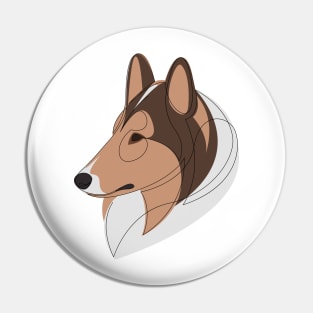 Rough Collie Pin