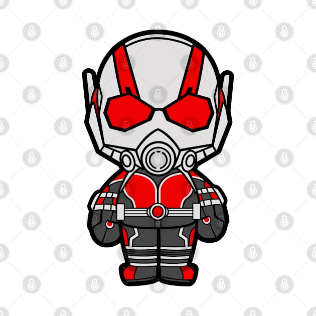 Ant Man Chibi by bonekaduduk