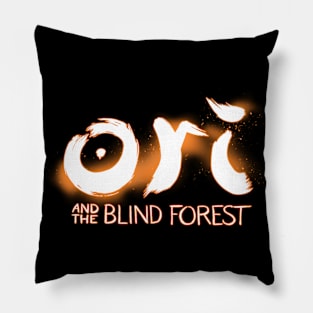 Ori And The Blind Forest Orange Logo Pillow