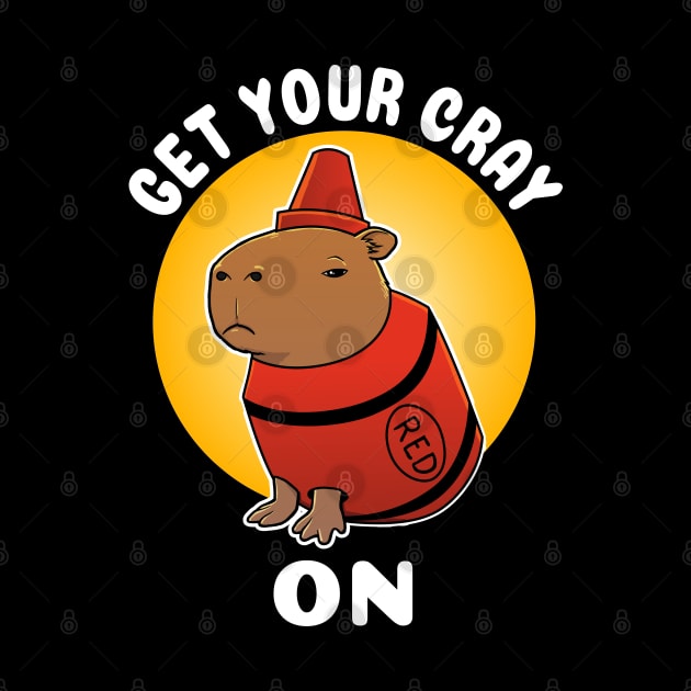 Get your cray on Capybara Crayon Costume by capydays