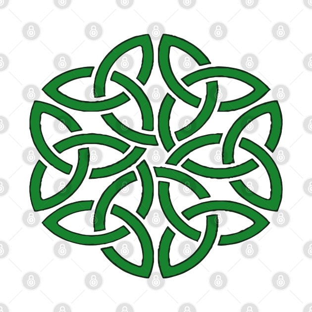 Shamrock Celtic Art Knotwork Design by taiche