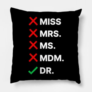 PhD Graduation T-Shirt Pillow