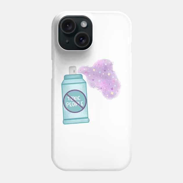 Toxic People Repellent Phone Case by ehmacarena-art