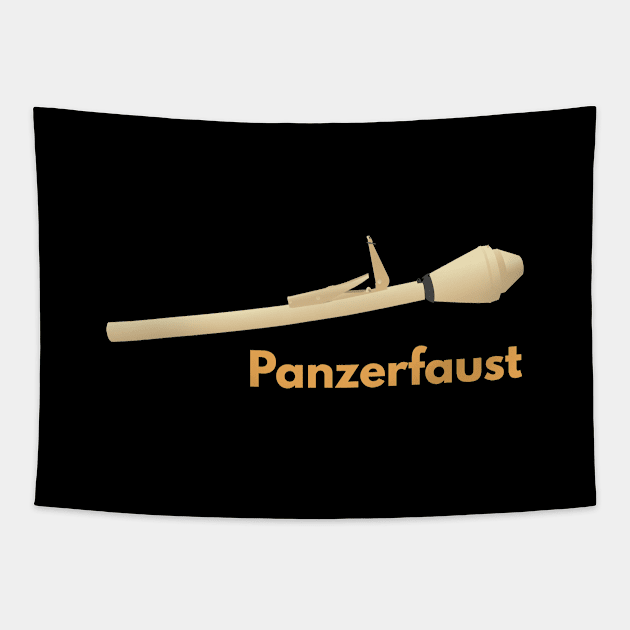 German WW2 Panzerfaust Anti-tank Weapon Tapestry by NorseTech