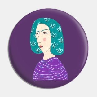 Random Portrait Pin