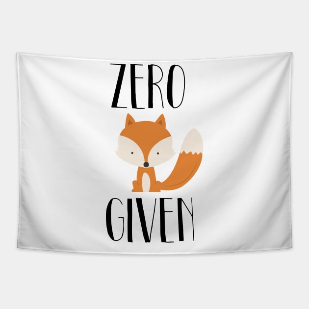 Zero Fox Given Tapestry by mariansar