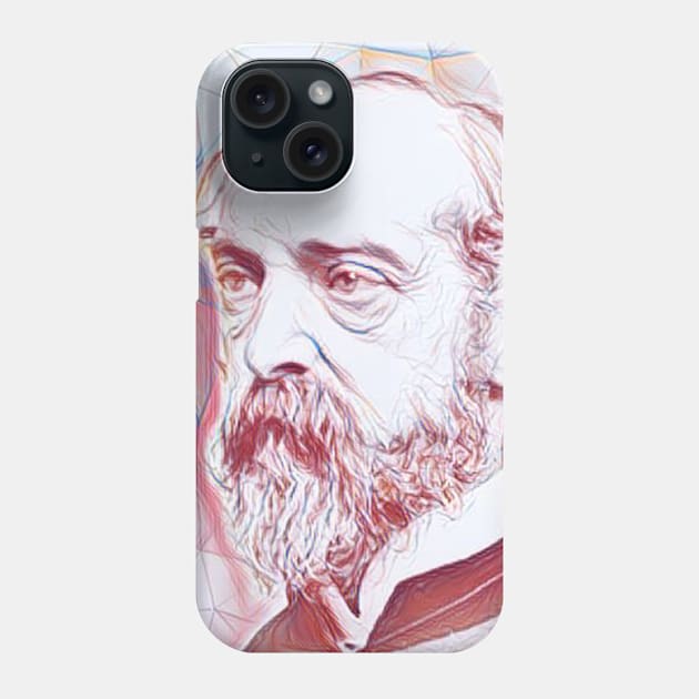 George Meade Portrait | George Meade Artwork | Line Art 5 Phone Case by JustLit