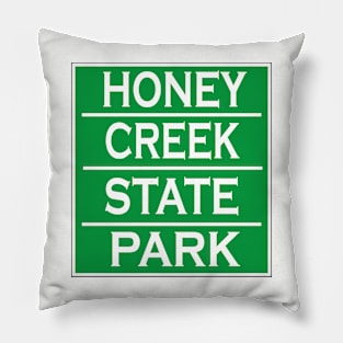 HONEY CREEK STATE NATURAL AREA TEXAS Pillow