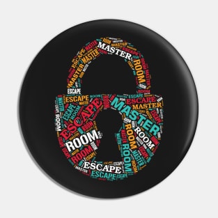 Escape Room Master Puzzle Game Escaping Crew Team print Pin