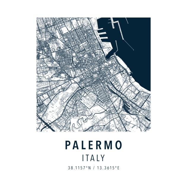 palermo simple map by boy cartograph