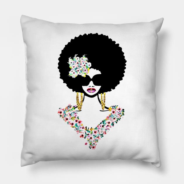 Beauty in Flowers Pillow by thejavagirl