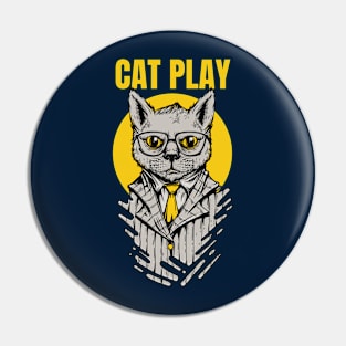 Cat play Pin