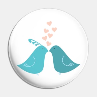 Love Birds Pin