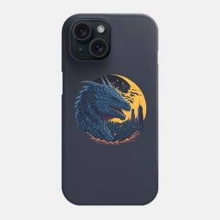 Godzilla King of the Monsters at Night Time Phone Case