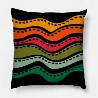 Color Waves Pillow