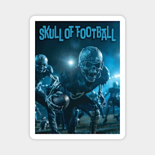 Skull of Football Magnet