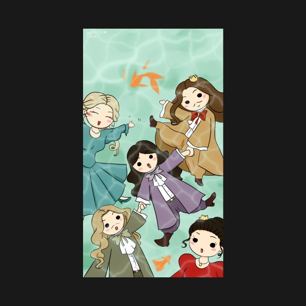 Versailles Chibi under the Sea by Nayuki911