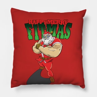 Happy Merry Fitmas Pillow