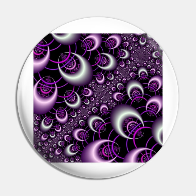 purple fractal hoops Pin by pinkal