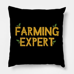 Stardew Valley Farming Expert wood design Pillow