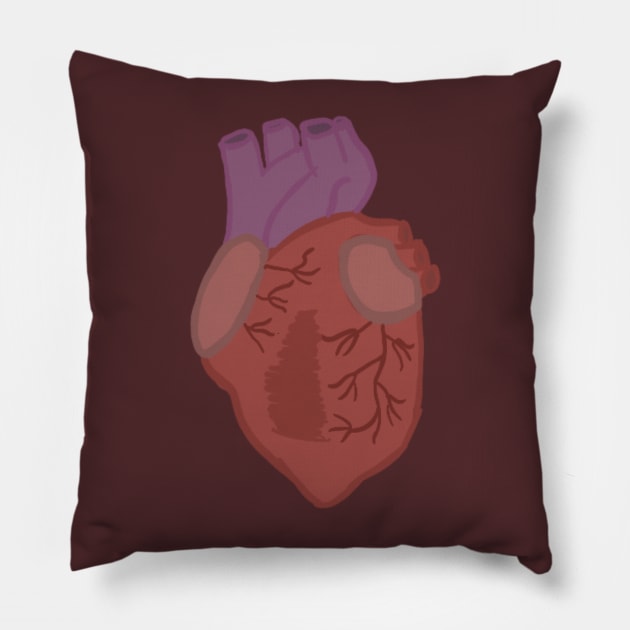 Anatomic Heart Pillow by Geometrico22