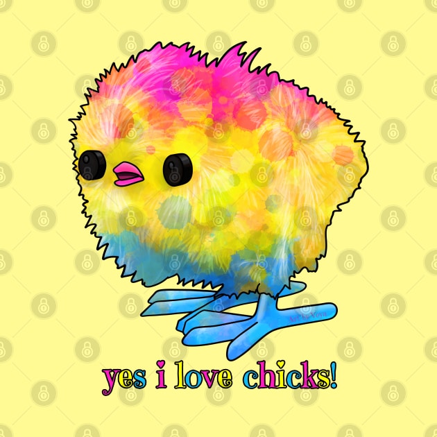 I Love Chicks! Pan by Art by Veya