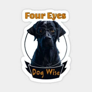 Dog with spectacles Magnet