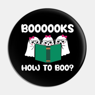 Booooks How to boo! Pin