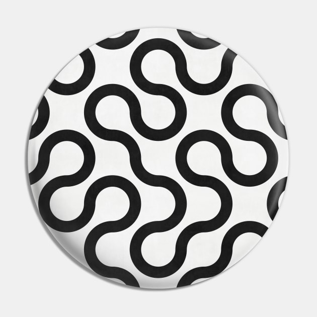 My Favorite Geometric Patterns No.28 - White Pin by ZoltanRatko