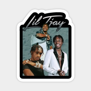 Lil Tjay Tione Jayden Merritt Vintage Bootleg Magnet