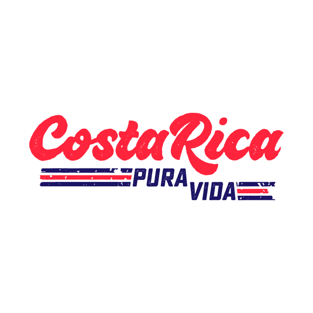 Costa Rica Pura Vida T-shirt by attadesign