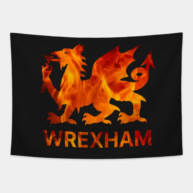 WREXHAM FIERY WELSH DRAIG GOCH II Tapestry by MarniD9