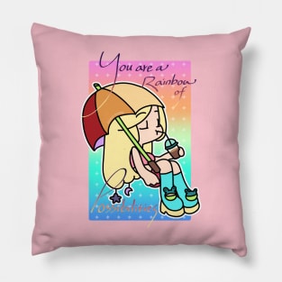 You are a rainbow of possibilities Pillow