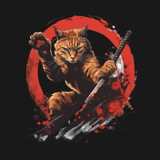Cat Ninja Secrets Whiskered Mastery T-Shirt