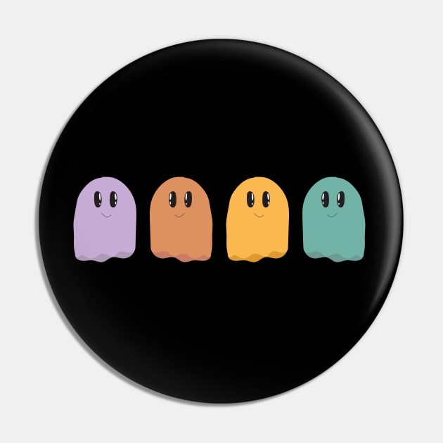 Halloween Ghosts Pin by Qamse Store