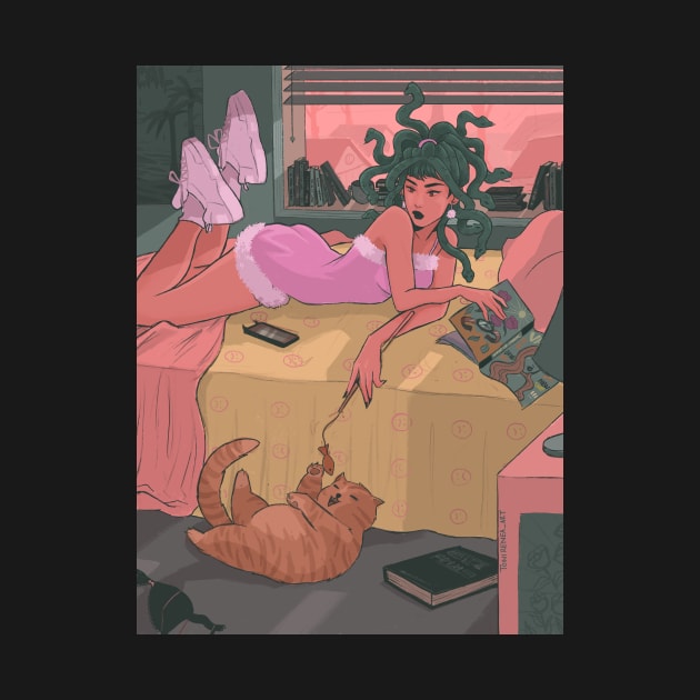 Medusa Bedroom by tonireneaart