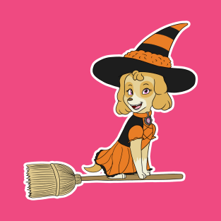 PAW Patrol Halloween Witch Skye T-Shirt