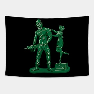 Green Army Man Vaccine Tapestry