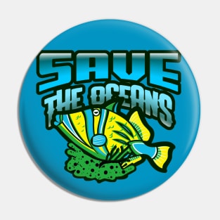 SAVE THE OCEANS Pin