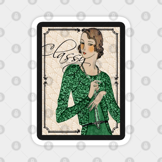 The 30s....Classy Magnet by HeritageScrap