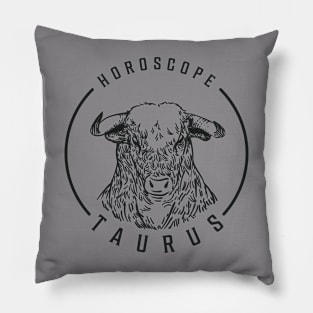 Zodiac Sign Taurus Pillow