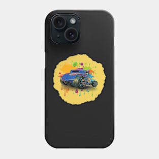 Colorful Hot Rod Coupe Phone Case