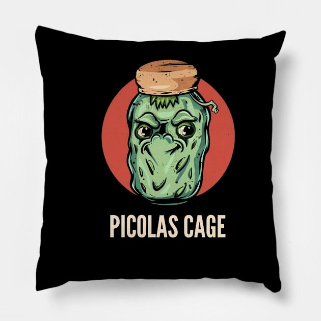 Picolas Cage Pillow by Aldrvnd