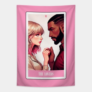 the lovers - swiftie tarot card Tapestry