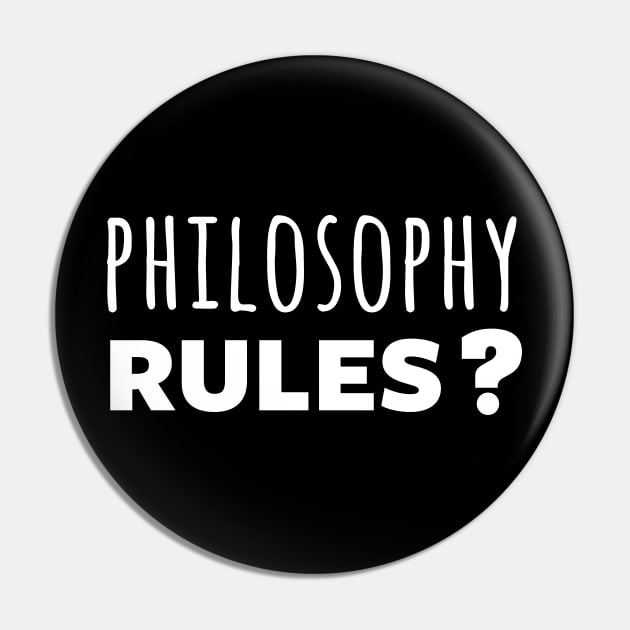 Philosophy rules? Pin by Multitasking