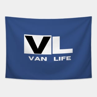 VL Van Life Logo Tapestry